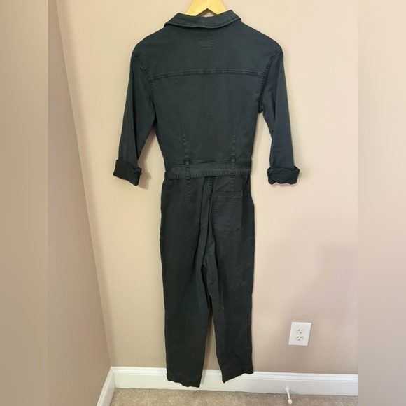 Universal Threads Women's Green Boilersuit Jumpsuit Size 2 Casual - Picture 3 of 3